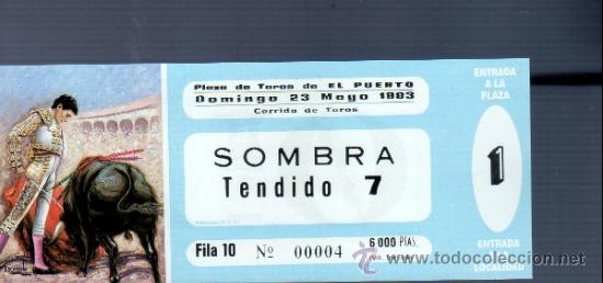 Tauromachia: ENTRADA DE TOROS ENTERA. PLAZA DEL PUERTO. 1993.