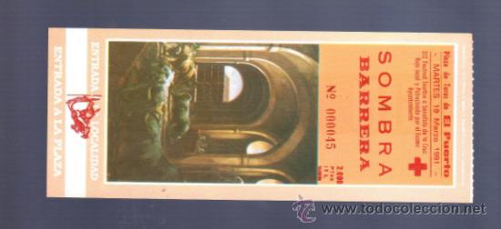 Tauromachia: ENTRADA DE TOROS ENTERA. PLAZA DEL PUERTO. 1991.