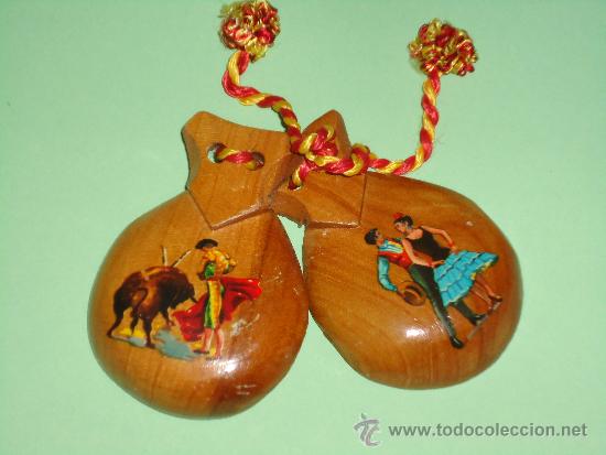 Tauromaquia: CASTA&Ntilde;UELAS A&Ntilde;OS 50 DE MAERA CON MOTIVOS TAURINOS Y ANDALUCES.  -B