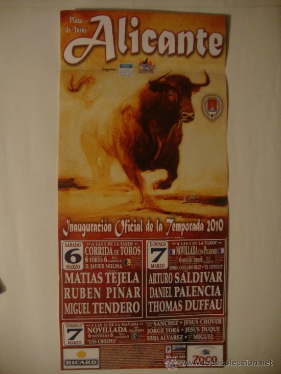 Tauromachia: CARTEL INAUGURACI&Oacute;N TEMPORADA EN ALICANTE 2010