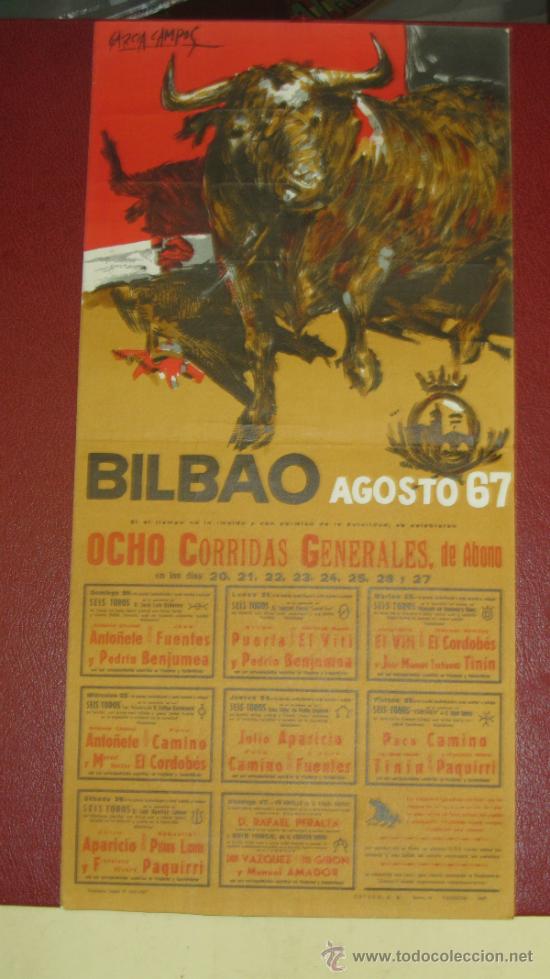 telegrama Maletín Baño cartel de toros, plaza de bilbao. antoñete, jos - Buy Bullfighting  collectibles on todocoleccion