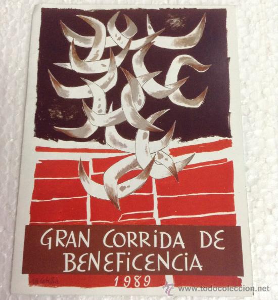 Tauromaquia: Programa toros  - gran corrida de beneficiencia 1987 - Foto 1