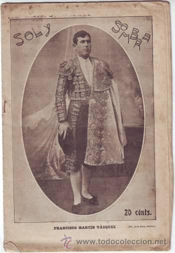 Tauromaquia: SOL Y SOMBRA. Semanario taurino ilustrado. A&ntilde;o XII. N&uacute;m. 661. Madrid, 24 de diciembre de 1908.