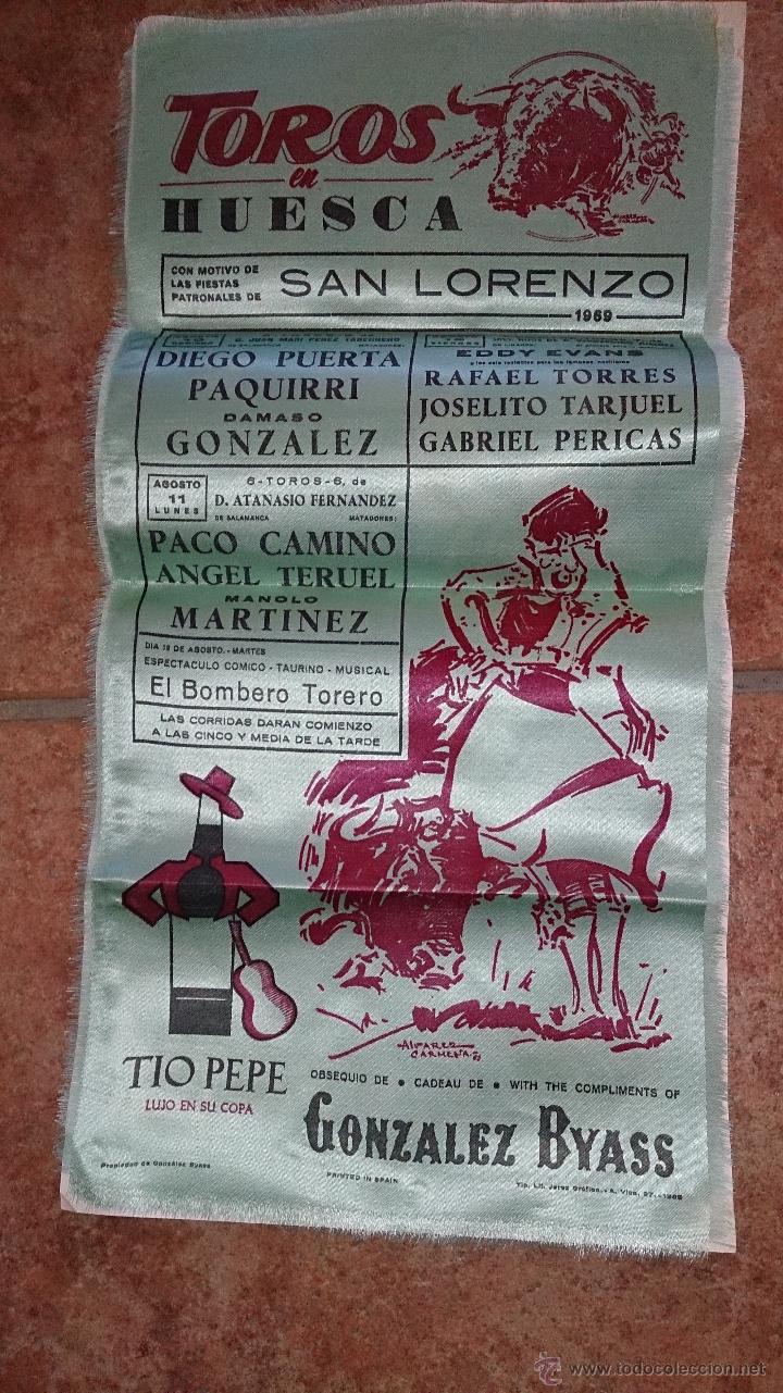 Tauromachia: CARTEL TOROS DE HUESCA 1969