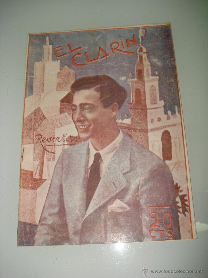 Tauromaquia: Antiguo Semanario Taurino Defensor de la Verdad *EL CLAR&Iacute;N* N&ordm; 589 con ROBERTITO . A&ntilde;o 1933.
