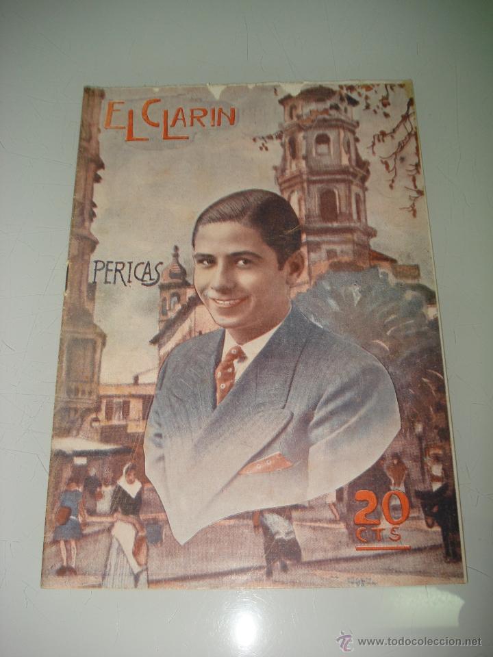 Tauromaquia: Antiguo Semanario Taurino Defensor de la Verdad *EL CLAR&Iacute;N* N&ordm; 583 con PERICAS. A&ntilde;o 1933.
