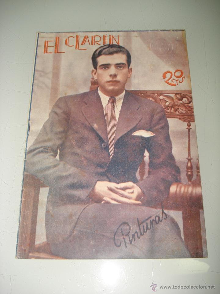 Tauromaquia: Antiguo Semanario Taurino Defensor de la Verdad *EL CLAR&Iacute;N* N&ordm; 581 con PINTURAS. A&ntilde;o 1933.