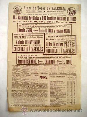 Tauromaquia: PLAZA DE TOROS DE VALENCIA 1955. FIESTAS Y FALLAS DE SAN JOS&Eacute;.