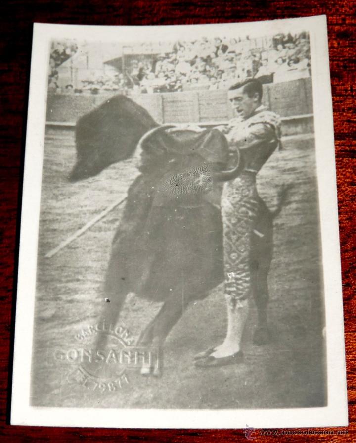 Tauromaquia: FOTOGRAFIA DE MANOLETE, MIDE 10 X 7,3 CMS.