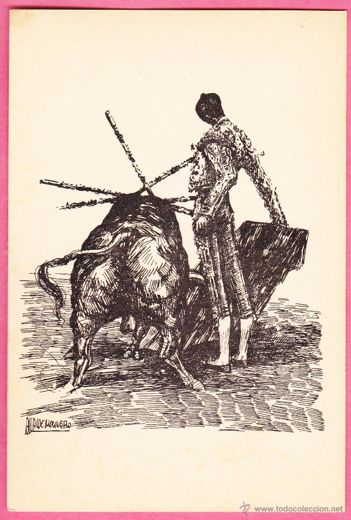 Tauromaquia: MANOLETE VISTO POR ALCALDE MOLINERO. SERIE A. N&ordm; 10. PASE EN REDONDO.