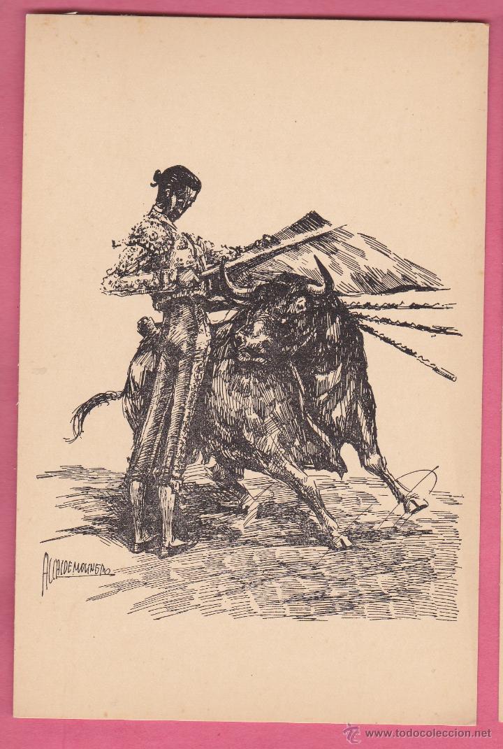 Tauromaquia: MANOLETE VISTO POR ALCALDE MOLINERO. SERIE A. N&ordm; 2. PASE DE PECHO.