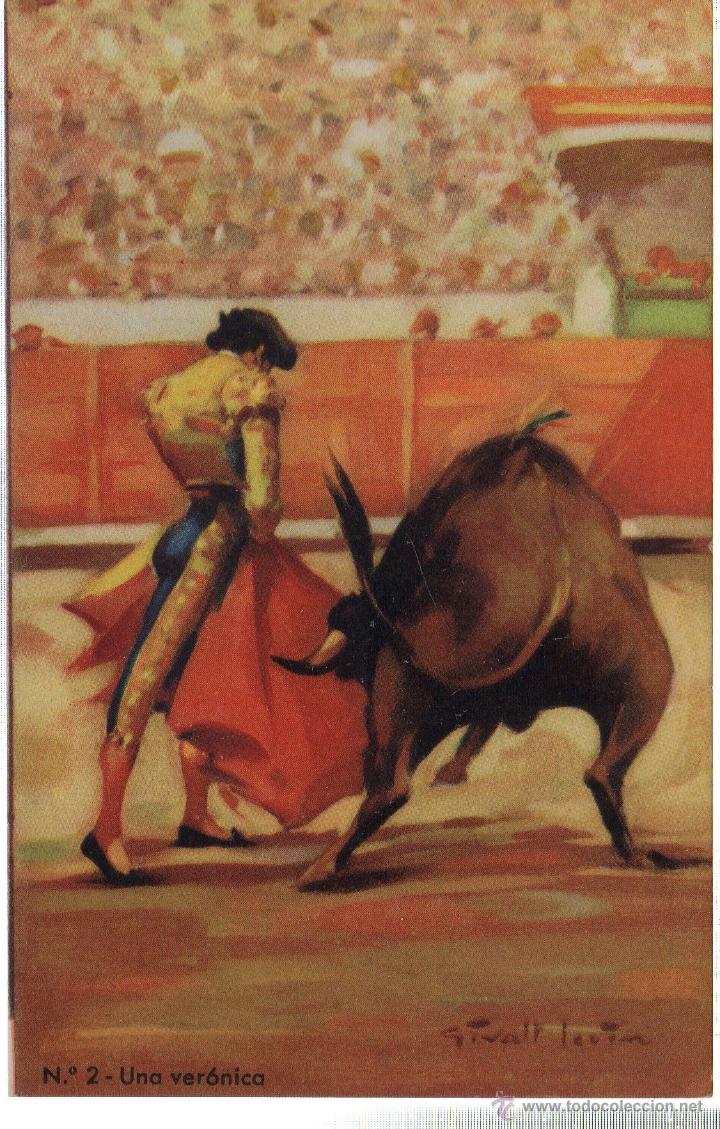 Tauromachia: TARJETA POSTAL. UNA VERONICA. N&ordm; 2