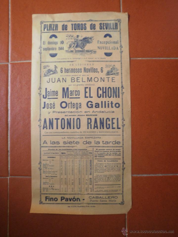 Tauromaquia: Cartel Sevilla 1944 - Foto 2