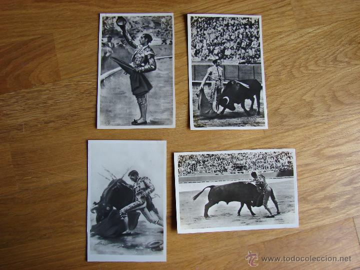Tauromaquia: LOTE DE 4 POSTALES SIN CIRCULAR. MANOLETE - Foto 1
