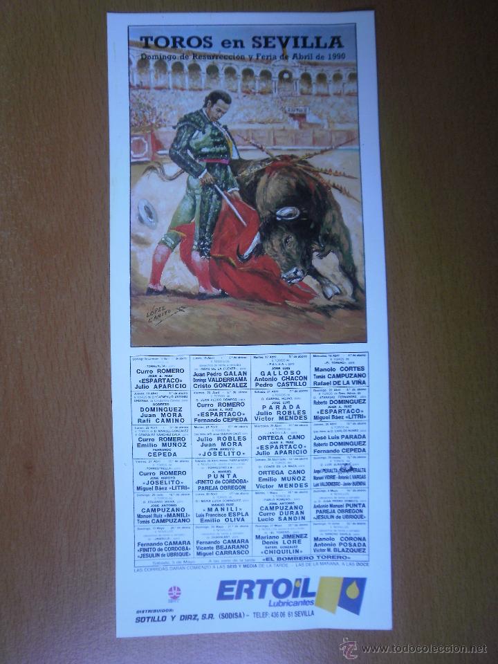 Tauromaquia: Cartel peque&ntilde;o. - Foto 1