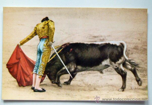 Tauromaquia: vieja postal taurina sin escribir