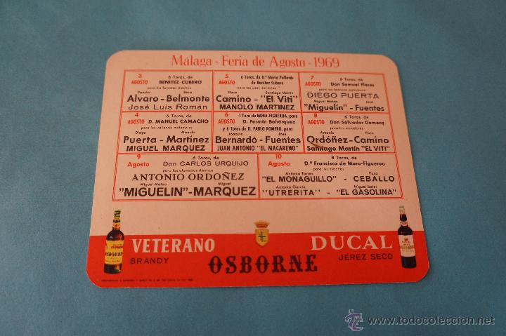 Tauromaquia: PROGRAMA DE TOROS:PLAZA DE TOROS DE M&Aacute;LAGA,A&Ntilde;O 1969 - Foto 2
