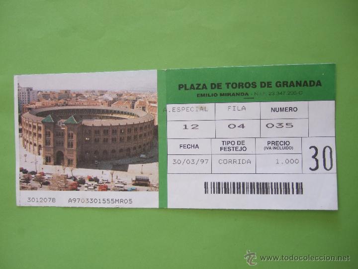 Tauromaquia: ENTRADA PLAZA TOROS - GRANADA - 1997 - FOTO DE LA PLAZA