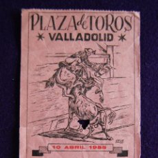Tauromaquia: ENTRADA TAURINA. PLAZA DE TOROS DE VALLADOLID. 10 ABRIL 1955.. Lote 50621134