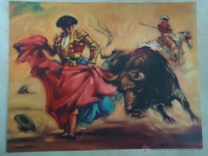 Bullfighting: LAMINA EN CARTULINA A&Ntilde;OS 60 CON MOTIVOS TAURINOS ( 4 )