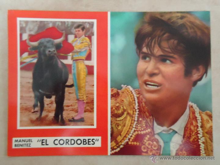 Bullfighting: TARJETA POSTAL GIGANTE DE EL CORDOBES. A&Ntilde;OS 60
