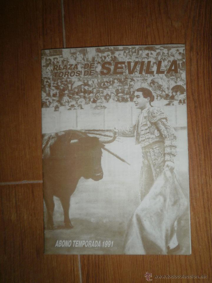 Tauromaquia: Abono Sevilla 1991 - Foto 1