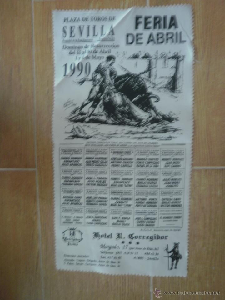 Tauromaquia: Cartel. Sevilla 1990 - Foto 1