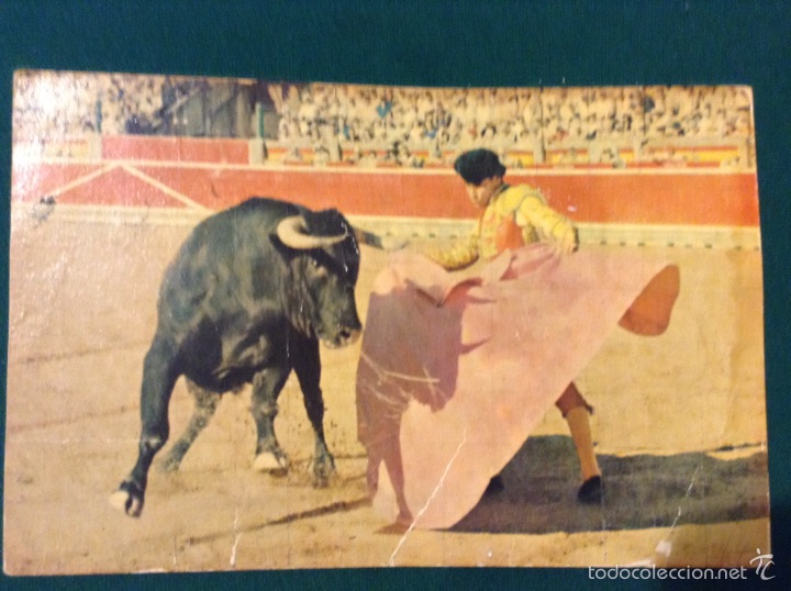 Tauromaquia: Dos postales de pase&iacute;llo y Chamaco a&ntilde;os 50 - Foto 2