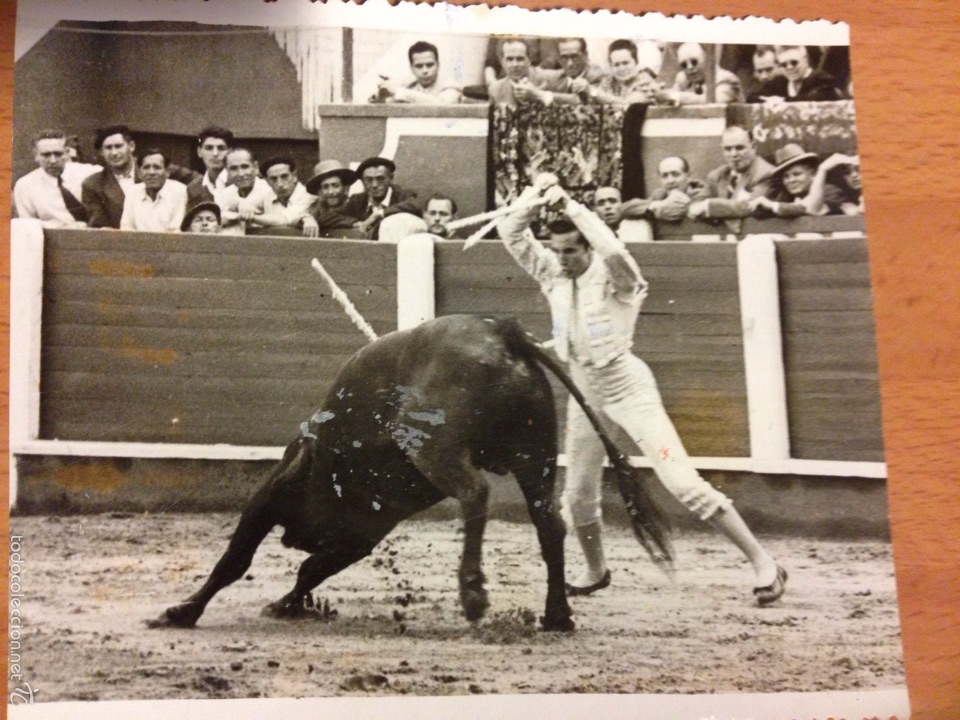 Tauromaquia: Foto original Luis Miguel dominguin corrida de toros 1948