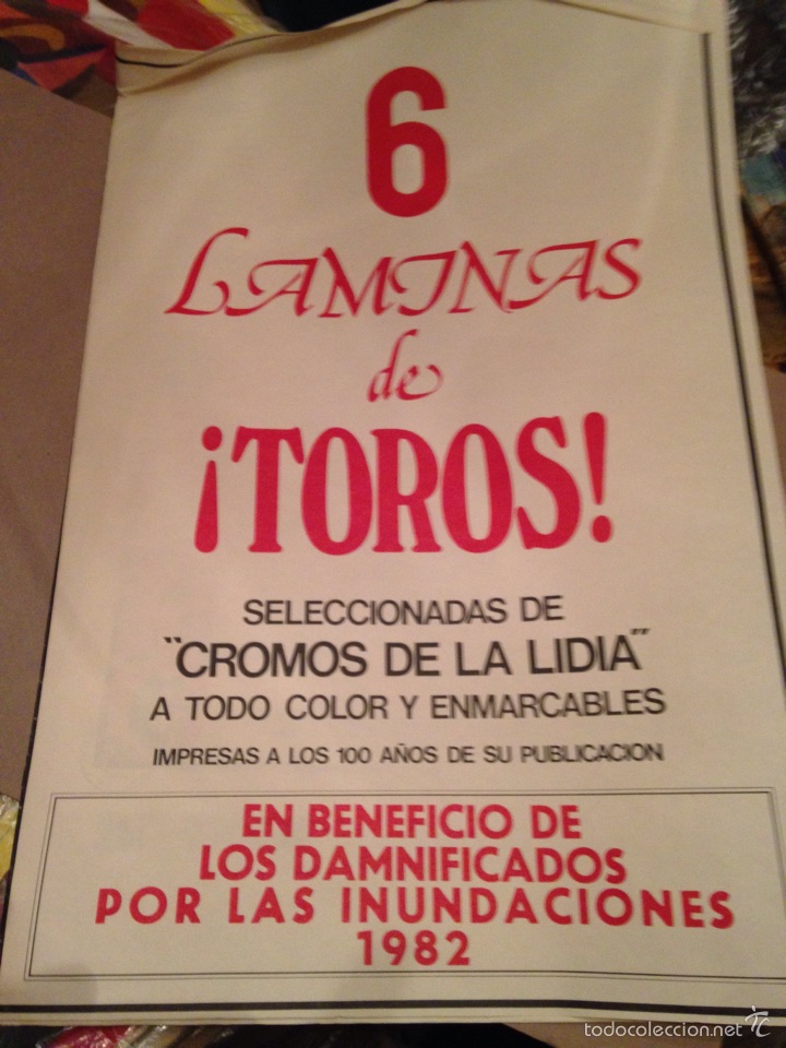 Tauromaquia: 6 L&aacute;minas a todo color con firmas
