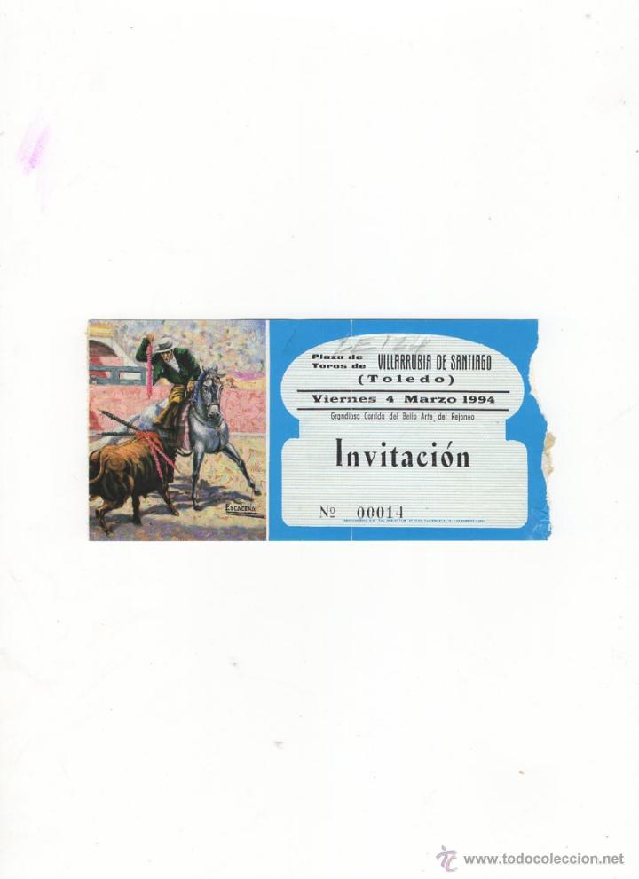 Bullfighting: ENTRADA DE TOROS, PLAZA DE TOROS DE VILLARUBIA DE SANTIAGO, 1994.