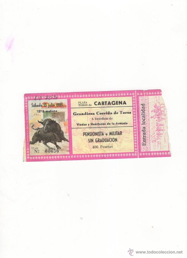 Stierkampf: ENTRADA DE TOROS, PLAZA DE TOROS DE CARTAGENA, 1985.