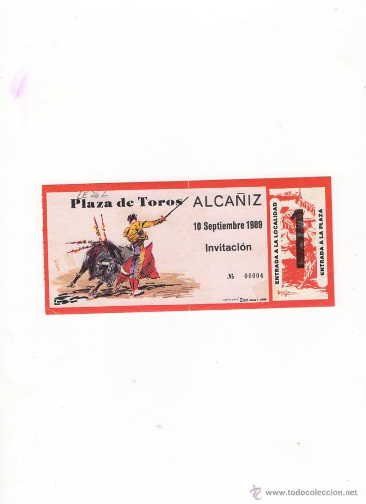 Stierkampf: ENTRADA DE TOROS, PLAZA DE TOROS DE ALCA&Ntilde;IZ,1989.