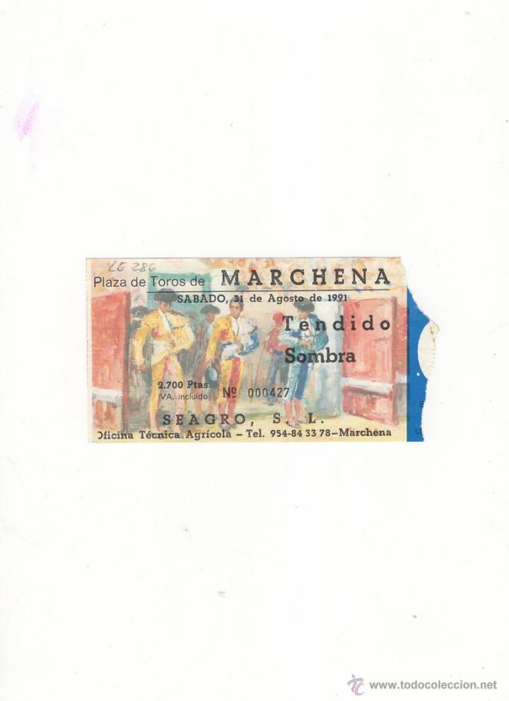 Bullfighting: ENTRADA DE TOROS, PLAZA DE TOROS DE MARCHENA, 1991.