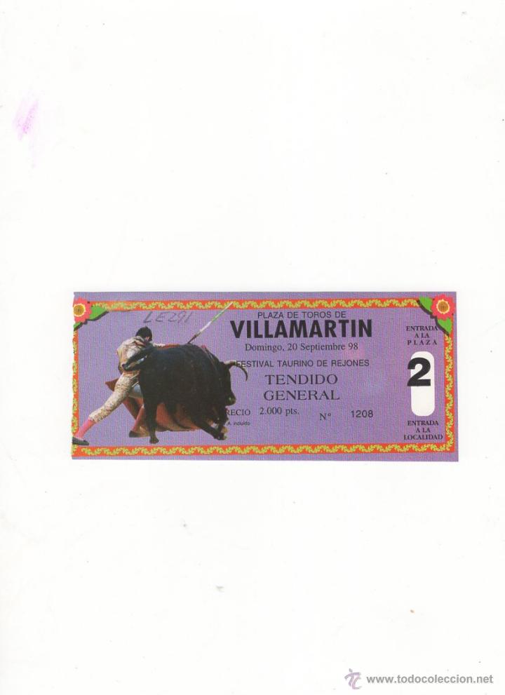 Bullfighting: ENTRADA DE TOROS, PLAZA DE TOROS DE VILLAMARTIN, 1998.