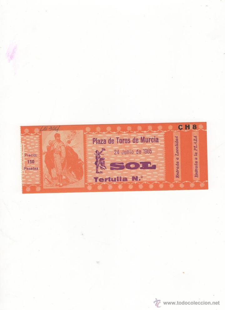 Bullfighting: ENTRADA DE TOROS, PLAZA DE TOROS DE MURCIA, 1965.