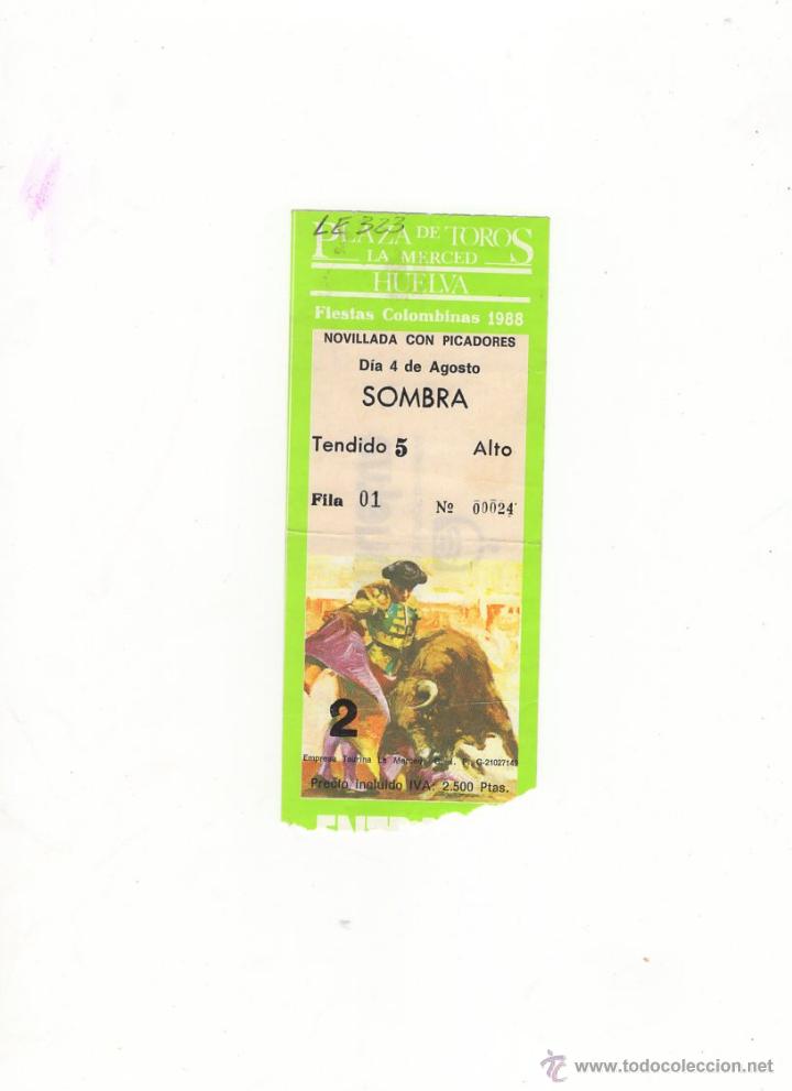 Bullfighting: ENTRADA DE TOROS, PLAZA DE TOROS DE LA MERCED, 1988.