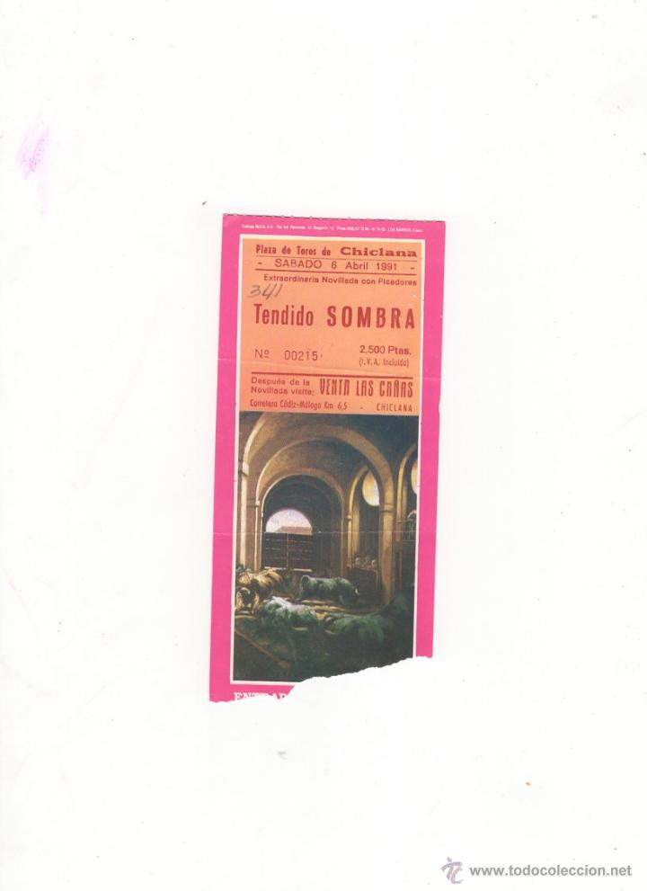 Tauromachia: ENTRADA DE TOROS, PLAZA DE TOROS DE CHICLANA, 1991.