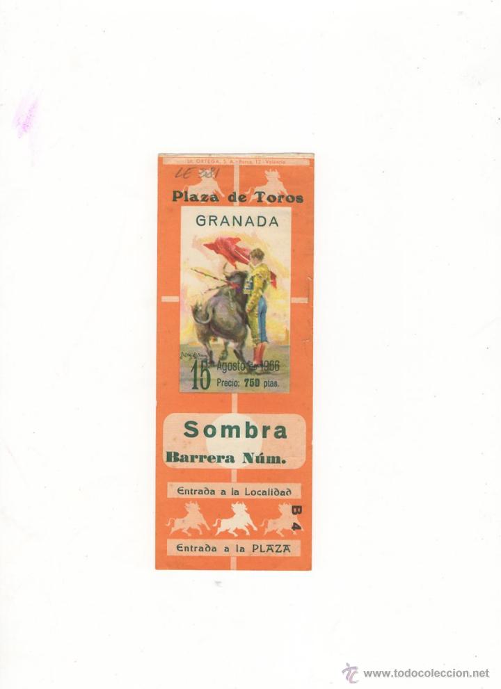 Tauromaquia: ENTRADA DE TOROS, PLAZA DE TOROS DE GRANADA, 1966. - Foto 1