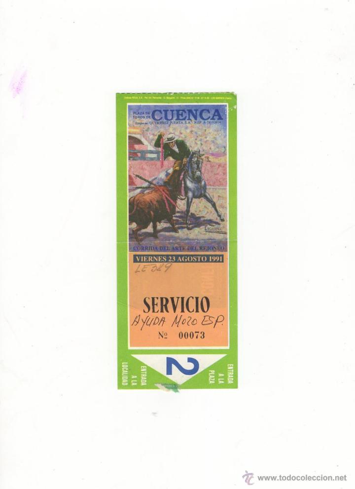 Tauromachia: ENTRADA DE TOROS, PLAZA DE TOROS DE CUENCA, 1991.
