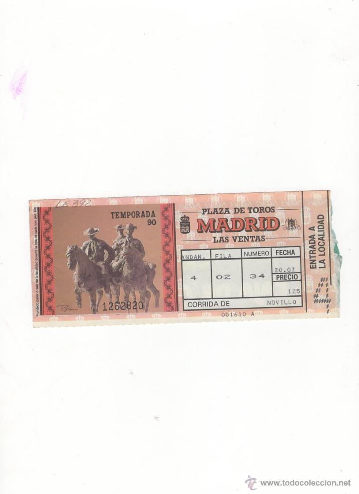 Tauromachia: ENTRADA DE TOROS, PLAZA DE TOROS DE MADRID.