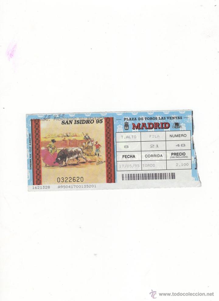 Tauromachia: ENTRADA DE TOROS, PLAZA DE TOROS DE MADRID, 1995.