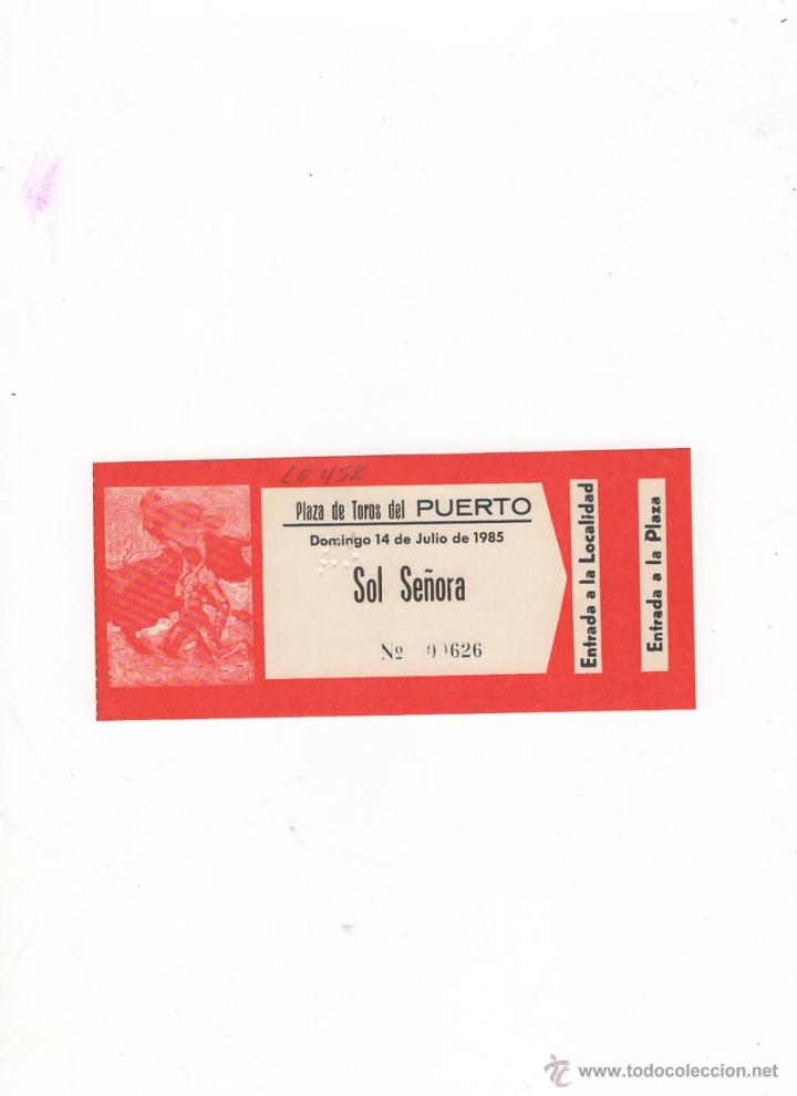 Tauromachia: ENTRADA DE TOROS, PLAZA DE TOROS DE EL PUERTO, 1985.