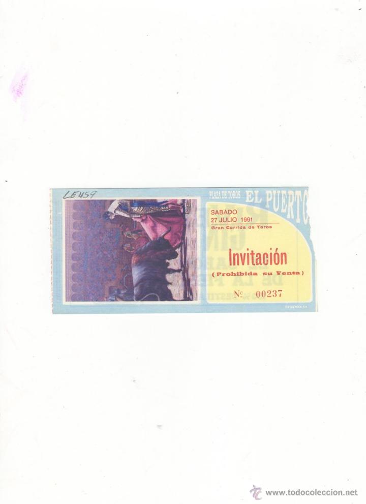 Tauromachia: ENTRADA DE TOROS, PLAZA DE TOROS DE EL PUERTO, 1991.
