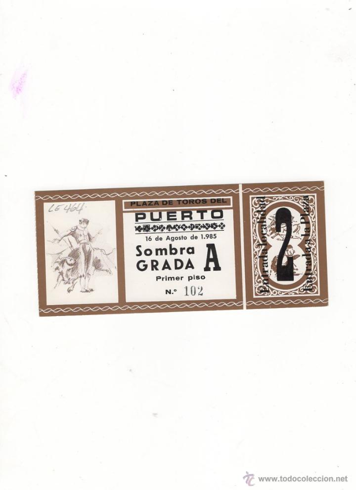Tauromachia: ENTRADA DE TOROS, PLAZA DE TOROS DE EL PUERTO, 1985.