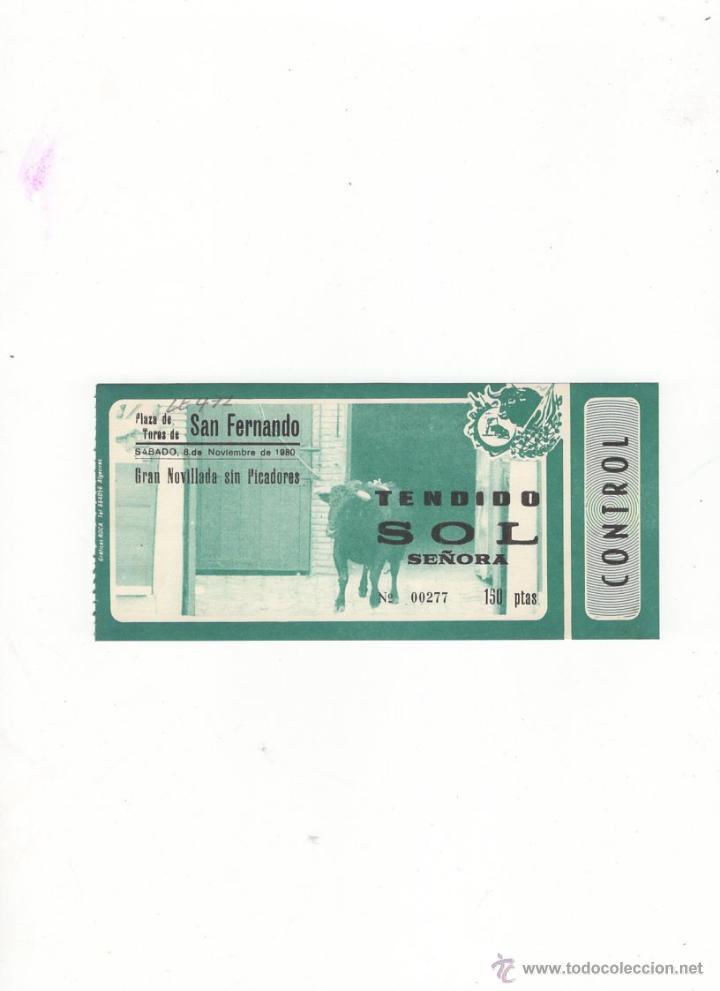 Tauromachia: ENTRADA DE TOROS, PLAZA DE TOROS DE SAN FERNANDO, 1980.