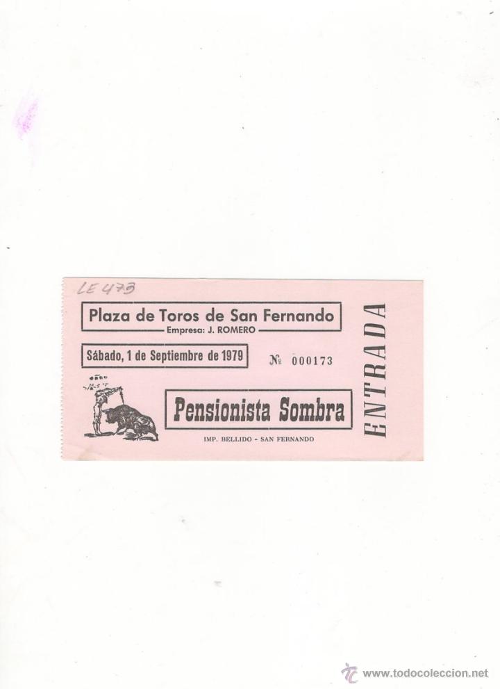 Tauromachia: ENTRADA DE TOROS, PLAZA DE TOROS DE SAN FERNANDO, 1979.