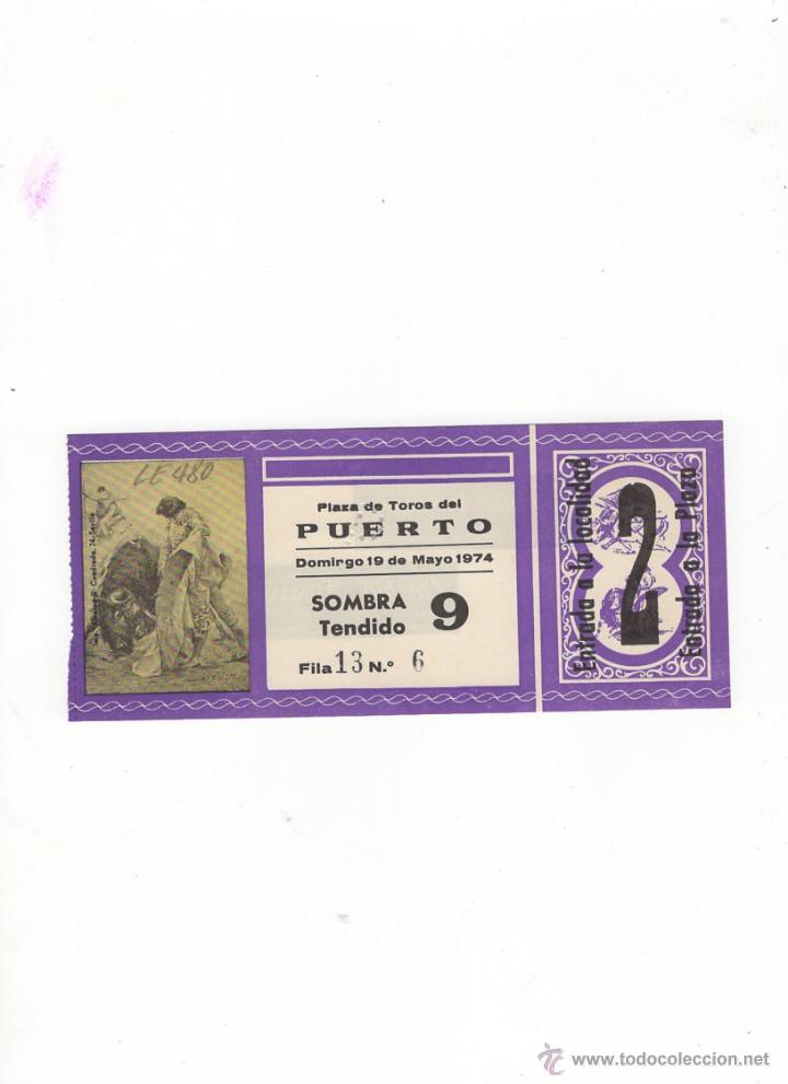 Tauromachia: ENTRADA DE TOROS, PLAZA DE TOROS DE EL PUERTO,1974.