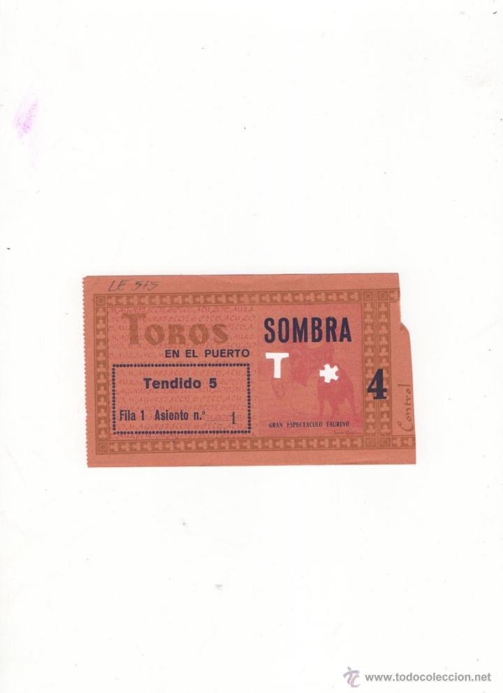 Tauromachia: ENTRADA DE TOROS, PLAZA DE TOROS DE EL PUERTO.