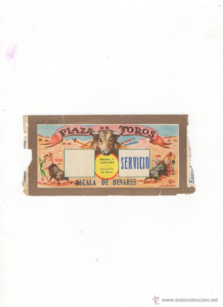 Tauromachia: ENTRADA DE TOROS, PLAZA DE TOROS DE ALCALA DE HENARES, 1963.